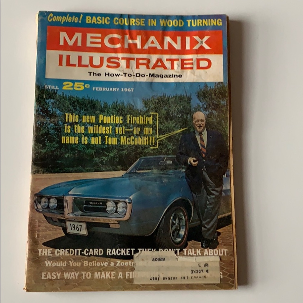 Mechanix Illustrated February 1967 Pont Firebird